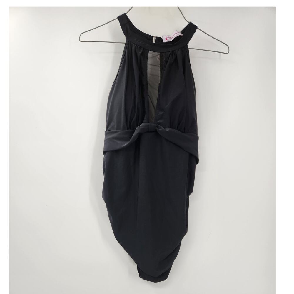 Maacie Black One Piece Swimsuit Womens Size Large L *NWT